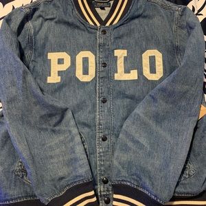 Polo Ralph Lauren Denim Varsity Jacket